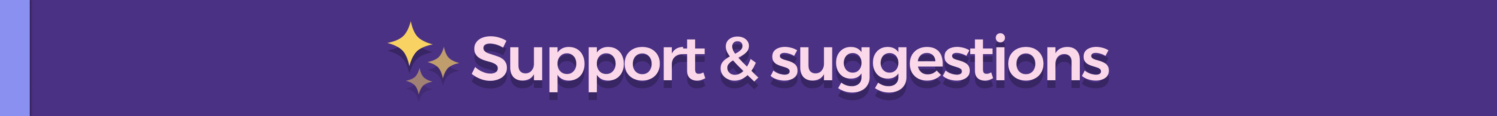 Support heading